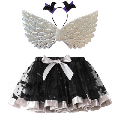 Merginos ir moterys Tutu Sijonai Wings Mergaičių kostiumas Helovino gimtadienio princesės suknelė Angelas Šviečiantys sparnai TuTu Sijonas Vakarėlis