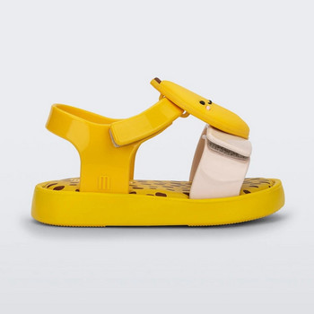 Mini Mlsa Banana 2022 Детски обувки Melflex Avocado Princess Beach Сандали за момиче Плажни оранжеви обувки