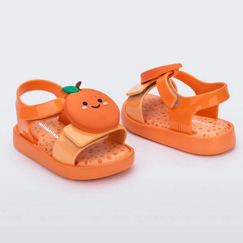 Mini Mlsa Banana 2022 Παιδικά Παπούτσια Melflex Avocado Princess Beach Baby Girl sandals Beach Orange shoes