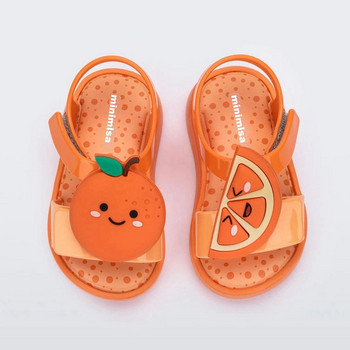 Mini Mlsa Banana 2022 Детски обувки Melflex Avocado Princess Beach Сандали за момиче Плажни оранжеви обувки