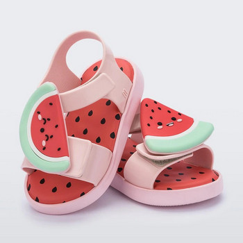 Mini Mlsa Banana 2022 Παιδικά Παπούτσια Melflex Avocado Princess Beach Baby Girl sandals Beach Orange shoes