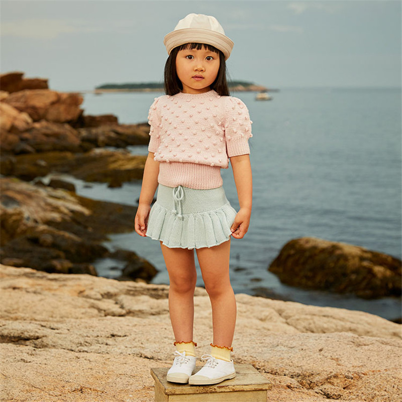 EnkeliBB Ljetne suknje za djevojčice za djecu Kvalitetne pletene suknje za bebe Dizajner brenda Misha Puf donji dio Proljeće Novi dolazak Suknja za malu djecu