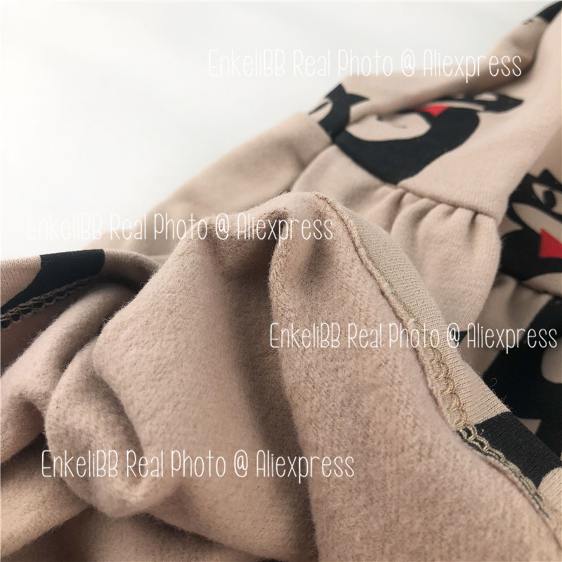 EnkeliBB Vaikų mergaičių rudens sijonas Animacinių filmų Mėnulio raštas BC Baby Girl Drabužiai Apačios Aukštu Liemeniu Jaukūs dizainerio sijonai mažyliams