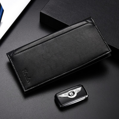 Elegantiška dviejų spalvų vyriška piniginė iš eko odos