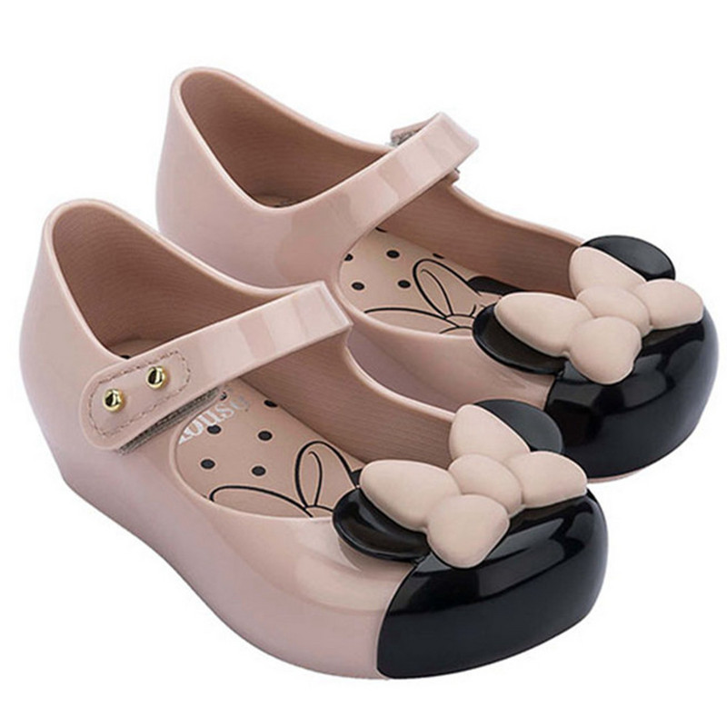 Mini Mlsa klasszikus egércipők 2021 új nyári aranyos rajzfilm zselés cipő lánynak csúszásmentes strandszandálok kisgyermekeknek