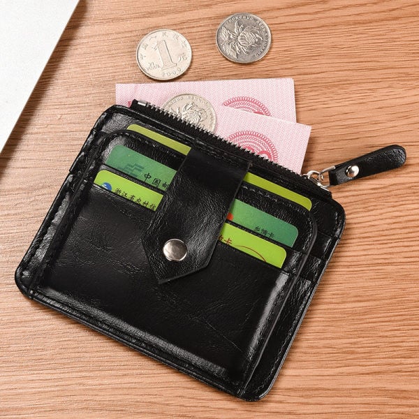 Vyriška eko odos piniginė su kortelių lizdais