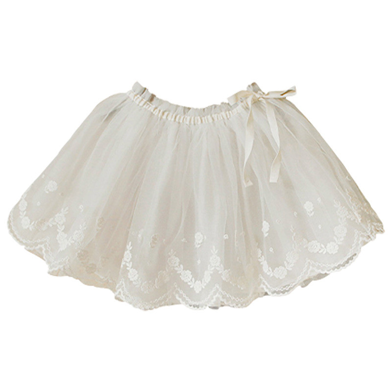 Nauji Baby Girls Tiulis Tutu Bloomers Kūdikių nėrinių siuvinėjimo trumpi sijonai Aukštos kokybės mergaičių raukiniai sijonai kūdikiams 0-12Y CL846