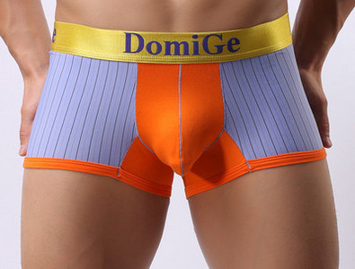 Férfi csíkos boxernadrág