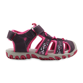 Детски обувки Сандали за момичета Летни сандали със затворени пръсти за момичета Детски плажни сандали за малки деца Размер 21-32
