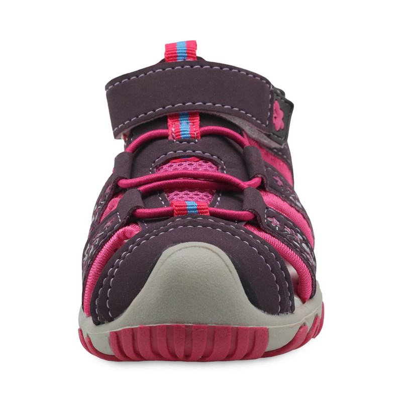 Vaikiški Batai Mergaičių sandalai Vasariniai Sandalai su uždaru pirštu mergaitėms Vaikai Maži Vaikiški Paplūdimio basutės 21-32 dydžio kabliukais ir kilpomis