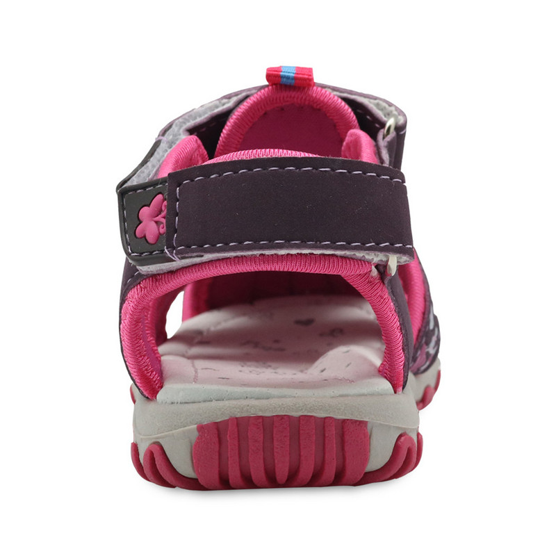 Vaikiški Batai Mergaičių sandalai Vasariniai Sandalai su uždaru pirštu mergaitėms Vaikai Maži Vaikiški Paplūdimio basutės 21-32 dydžio kabliukais ir kilpomis