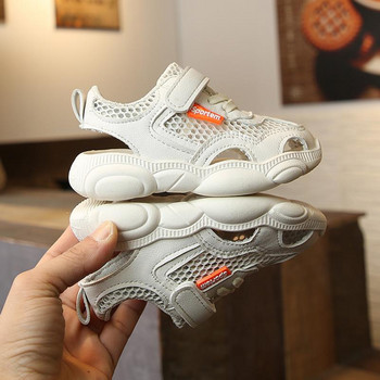 Летни нови детски мрежести обувки Дишащи сандали за момчета Момичета Ежедневни сандали Спортни малки детски сандали Размер 21-30