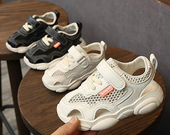 Vasaros nauji vaikiški tinkliniai batai, kvėpuojantys basutės berniukams, mergaitėms, laisvalaikio sandalai, sportiniai, maži, maži, 21–30 dydžio sandalai