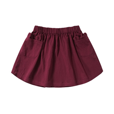 Sijonai Vaikams 2022 m. Vasaros nauji kūdikių rūbai mergaitėms Laisvalaikio triušio kišenės Medvilninis sijonas mergaitėms Mažiems vaikams Dovanos gimtadienio proga 3–8 m.