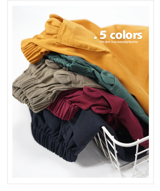 Sijonai Vaikams 2022 m. Vasaros nauji kūdikių rūbai mergaitėms Laisvalaikio triušio kišenės Medvilninis sijonas mergaitėms Mažiems vaikams Dovanos gimtadienio proga 3–8 m.