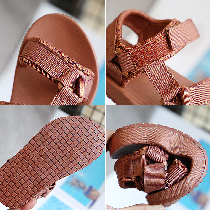 Poiste sandaalid Tüdrukutele Suvejalatsid Mood Laste Rannasandaalid Klassikalised Lihtne Pehme Kummist Tald Laste Sandaalid Avatud varbad 21-36