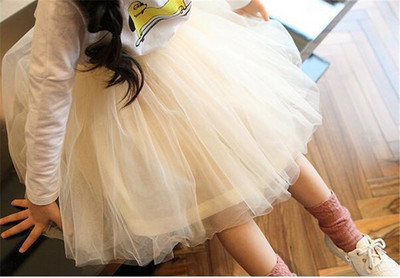 2020 tavaszi nyári gyermekszoknyák bolyhos, puha tüll lányok szoknyák hosszú lányok szoknyák 2-12 éves gyerekeknek, hálós labdaruha szoknya