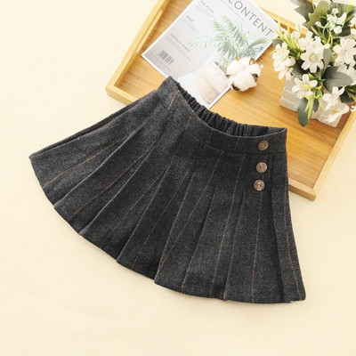 Mergaičių languoti sijonai Pavasario rudeniniai vaikams Plisuoti sijonai, apatiniai vaikams Pledai Princesės mados sijonas