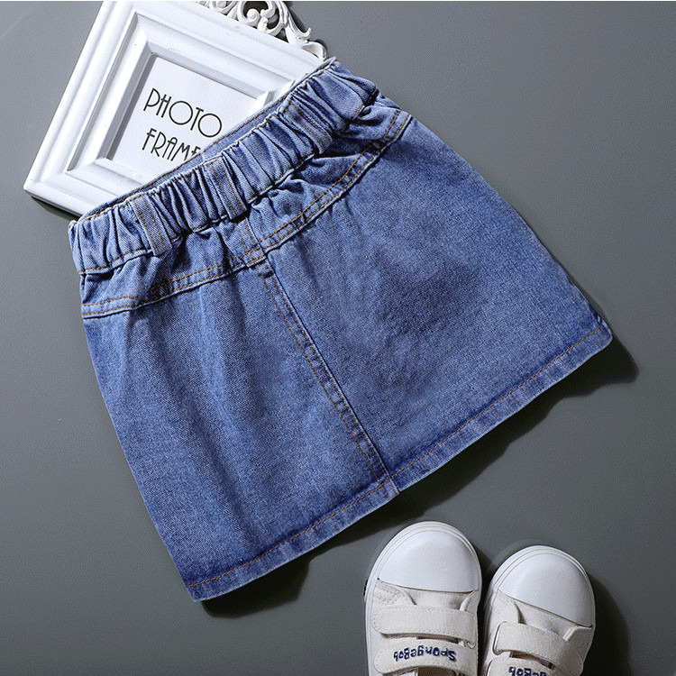 Vaikiški sijonai mergaitėms Nauji kūdikių trumpi sijonai Džinsiniai sijonai mergaitėms sijonai vaikiški petnešėlės sijonai