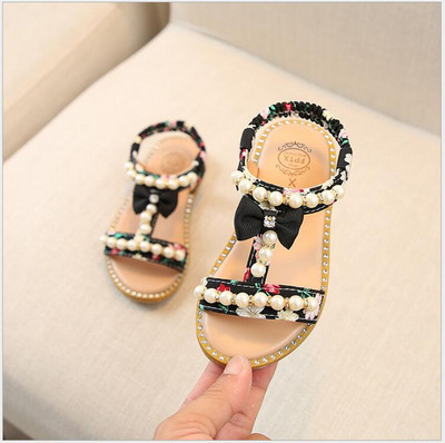 NAUJI madingi vaikiški sandalai vasariniai vaikiški sandalai mergaitems atvirais nosiais princesiški bateliai neslystantys kūdikiams