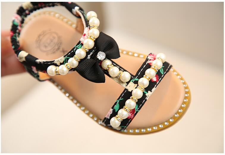 NAUJI madingi vaikiški sandalai vasariniai vaikiški sandalai mergaitems atvirais nosiais princesiški bateliai neslystantys kūdikiams