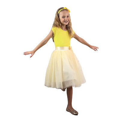 Nauji tiulio mergaičių sijonai Princesė Spalvingi Tutu Ilgi Sijonai Elastinga Juosmuo Šifonas Vaikams Ballinė suknelė Drabužiai Vaikiški Drabužiai
