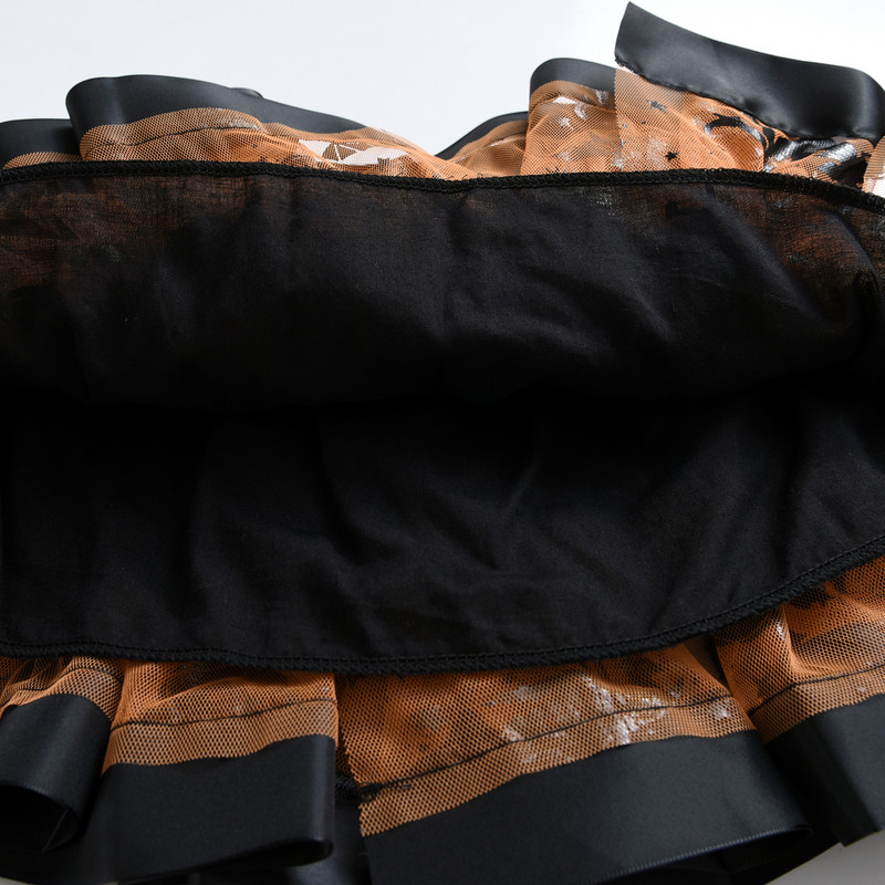 DXTON Helovino kostiumai vaikams Mergaičių voratinklis voratinklis kaukolė Tutu sijonas vakarėlio festivalio sijonai mergaičių pasipuošęs Cosplay sijonas