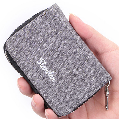 Muški novčanik za novčiće s patentnim zatvaračem