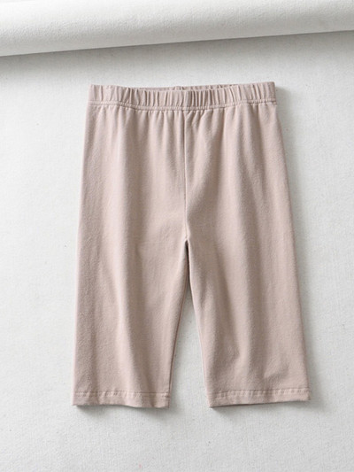 seksualūs moteriški medvilniniai aukštu juosmeniu elastingi grynos spalvos ploni moteriški dviračio šortai iki kelių