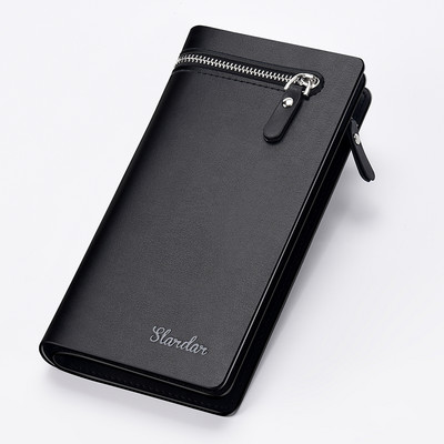 Vyriška piniginė su užtrauktuku kreditinėms kortelėms