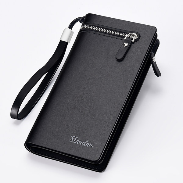 Vyriška piniginė su užtrauktuku kreditinėms kortelėms