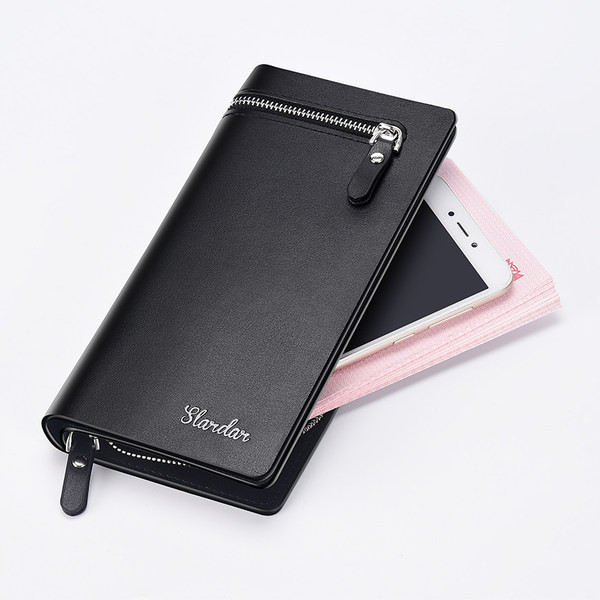 Vyriška piniginė su užtrauktuku kreditinėms kortelėms