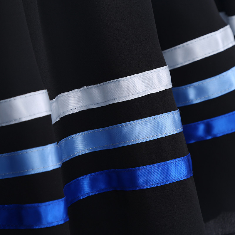 Gyerek lányok balett szoknyák Sifon magas derekú, hosszú maxi kör szoknya Gyermek lány balett karakter szalag stílusú szoknya