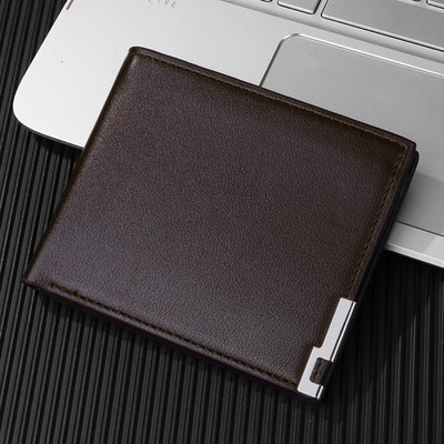 Elegáns férfi pénztárca eko bőrből, rögzítés nélkül