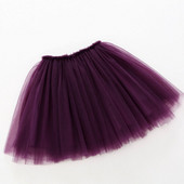 Baby Girls TuTu hosszú szoknyák Bolyhos gyerek báli ruha tömör kis szoknya Színes Tutu szoknya Tipegő lány hercegnő táncos parti szoknya