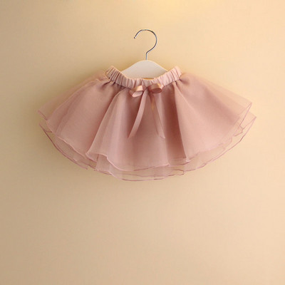 Baby Girls TuTu hosszú szoknyák Bolyhos gyerek báli ruha tömör kis szoknya Színes Tutu szoknya Tipegő lány hercegnő táncos parti szoknya