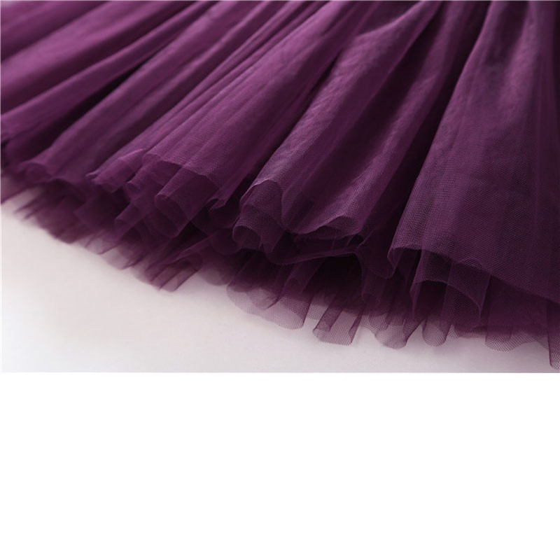 Baby Girls TuTu hosszú szoknyák Bolyhos gyerek báli ruha tömör kis szoknya Színes Tutu szoknya Tipegő lány hercegnő táncos parti szoknya