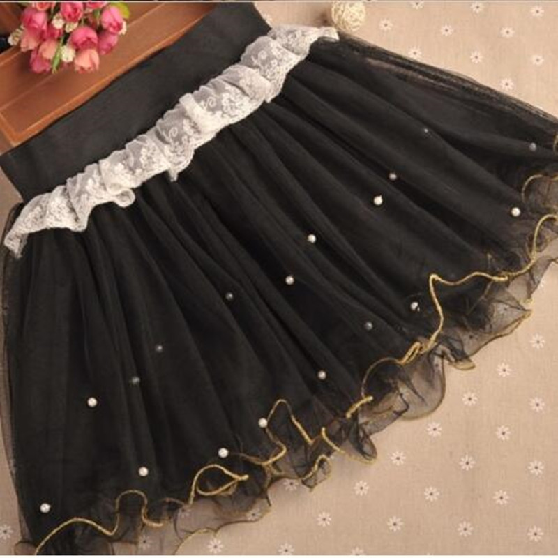 2017 m. pavasario rudens vaikams sijonas kūdikiui Tutu juodas baltas perlų pyragas Tutu mokyklos mergaičių sijonai baleto sijonas Tutus JW1462