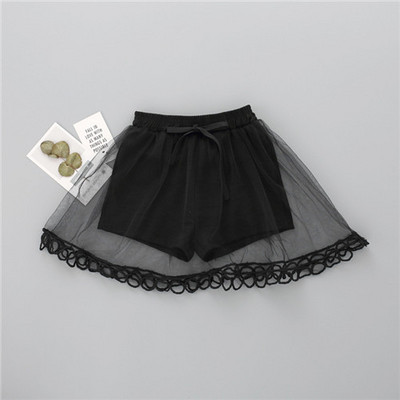 Vasariniai sijonai mergaitėms Nėriniai Vaikiški Sijonas Pilkas Juodas Vaikiškas Sijonas Trumpos Kelnės Gimtadienio vakarėliui Vaikiški Drabužiai Mergaitėms