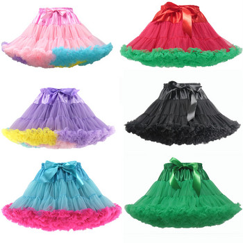 Κοριτσάκι Tutu Φούστα Μπαλαρίνα Pettiskirt Fluffy Infant Toddler Ballet Princess Tulle Ρούχα Κοστούμια γενεθλίων Χορός 1-10 ετών