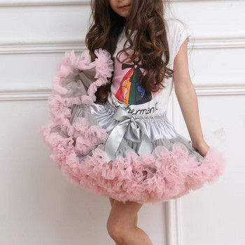 Κοριτσάκι Tutu Φούστα Μπαλαρίνα Pettiskirt Fluffy Infant Toddler Ballet Princess Tulle Ρούχα Κοστούμια γενεθλίων Χορός 1-10 ετών