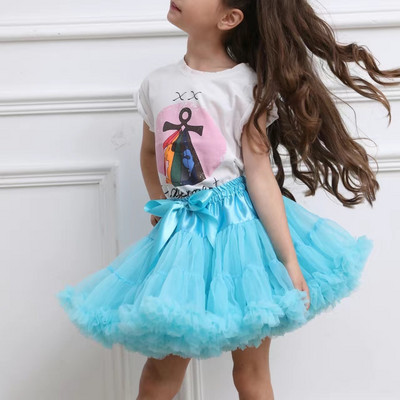 Kislány szoknya balerina kisszoknya Bolyhos csecsemő tipegő balett hercegnő tüll ruhák buli születésnapi jelmez tánc 1-10Y