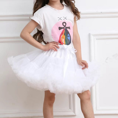 Kislány szoknya balerina kisszoknya Bolyhos csecsemő tipegő balett hercegnő tüll ruhák buli születésnapi jelmez tánc 1-10Y