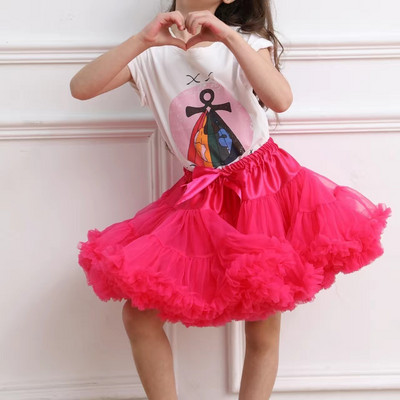 Kislány szoknya balerina kisszoknya Bolyhos csecsemő tipegő balett hercegnő tüll ruhák buli születésnapi jelmez tánc 1-10Y