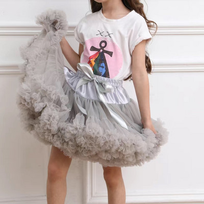 Kislány szoknya balerina kisszoknya Bolyhos csecsemő tipegő balett hercegnő tüll ruhák buli születésnapi jelmez tánc 1-10Y