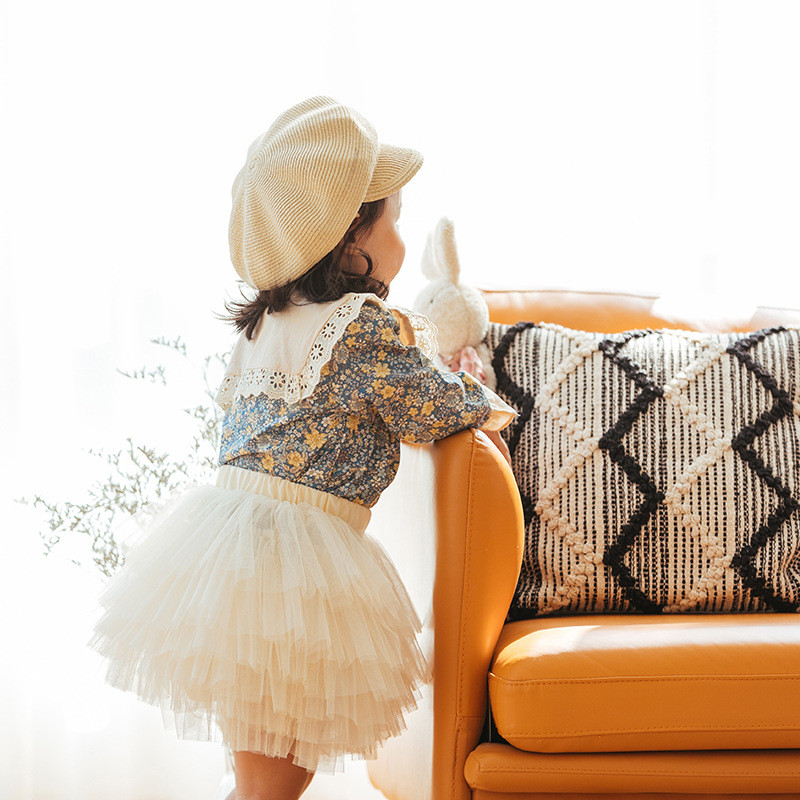 Fashion Girls Tutu bolyhos szoknya Princess Ballet Dance Tutu Mesh szoknya gyerekeknek torta szoknya Aranyos lányok ruhák DT081