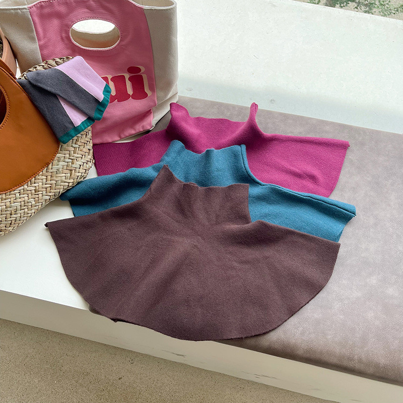 Sügistalv tüdrukute kootud Villased seelikud 1-6a Lastele Täisseeliku kudum