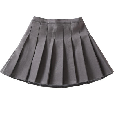 Mood, väikelapsed, väikelapsed, lapsed, tüdrukud, ühevärvilised turvaline seelik, kõrge vöökohaga printsessi plisseeritud kooliuisutaja tenniseseelik#p4