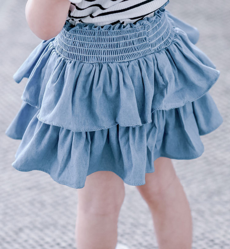 Djevojačke ljetne traper suknje Hlače iznutra Djevojačke torte Kratke suknje Pettiskirt hlače Tutu s volanima Modni slatki dječji donji dio za djevojčice