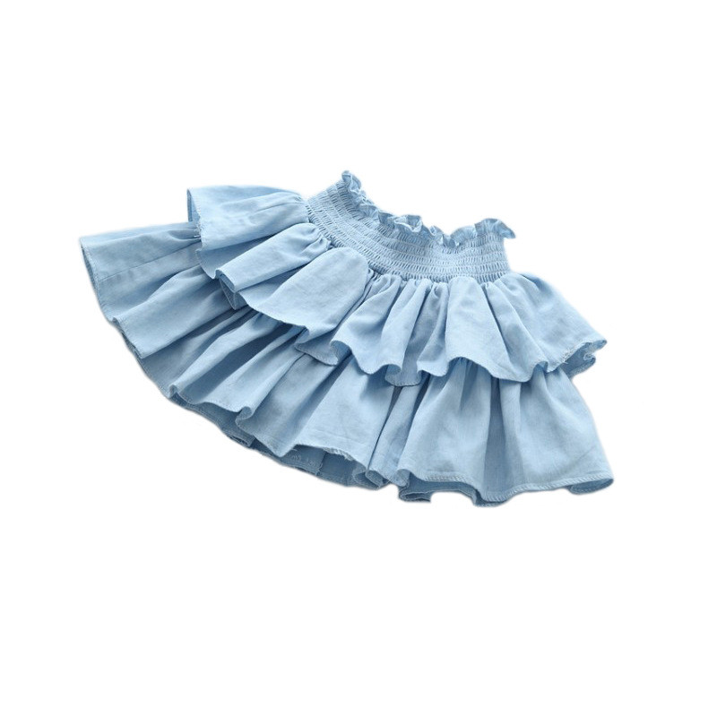 Djevojačke ljetne traper suknje Hlače iznutra Djevojačke torte Kratke suknje Pettiskirt hlače Tutu s volanima Modni slatki dječji donji dio za djevojčice